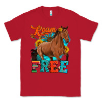 Red roam free galloping Classic Tee - Artiststas