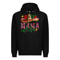 Black mama cita with sombrero hat and roses Premium Hoodie - Artiststas