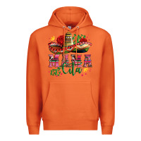 Carrot mama cita with sombrero hat and roses Premium Hoodie - Artiststas