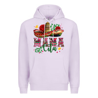 Lilac mama cita with sombrero hat and roses Premium Hoodie - Artiststas