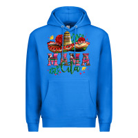 True Royal mama cita with sombrero hat and roses Premium Hoodie - Artiststas