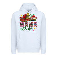 White mama cita with sombrero hat and roses Premium Hoodie - Artiststas
