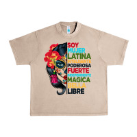 French Oak sugar skull women hispanic heritage month Urban Heavy Tee - BundleAndBundleShop