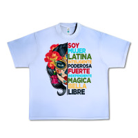 Sugar Skull Women Hispanic Heritage Month Urban Heavy Tee | Teevron