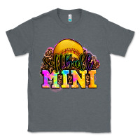Charcoal Heather softball mini Classic Tee - OliviaCreatesArt