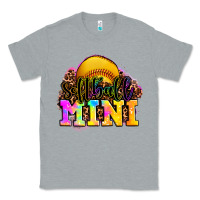 Heather Grey softball mini Classic Tee - OliviaCreatesArt