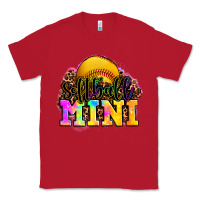 Red softball mini Classic Tee - OliviaCreatesArt