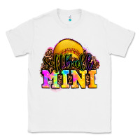 White softball mini Classic Tee - OliviaCreatesArt