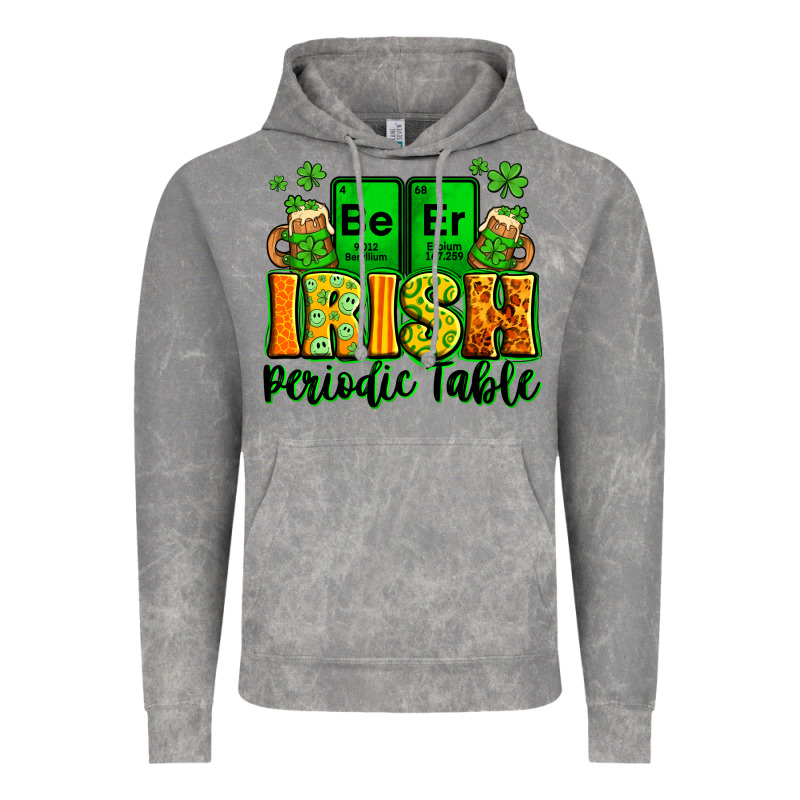 Beer Irish Periodic Table St. Patrick's Vintage Hoodie by LillyAllenDesigns | Teevron