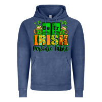 Vintage Denim Beer Irish Periodic table St. Patrick's Vintage Hoodie - LillyAllenDesigns