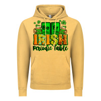 Vintage Mustard Beer Irish Periodic table St. Patrick's Vintage Hoodie - LillyAllenDesigns