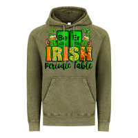 Vintage Olive Beer Irish Periodic table St. Patrick's Vintage Hoodie - LillyAllenDesigns