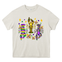 Cream mardi gras craw fish olivia Heavy Core Tee - OliviaCreatesArt