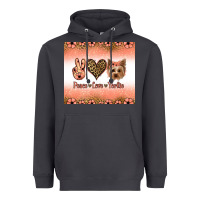 Smoke peace love yorkie Heavyweight Hoodie - Jasminsmagicworld