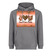 Storm peace love yorkie Heavyweight Hoodie - Jasminsmagicworld