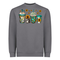 Storm sunflowers coffee cups Heavyweight Sweatshirt - Jasminsmagicworld
