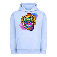 Pigment Grape Ice love is love pride Urban Hoodie - Jasminsmagicworld