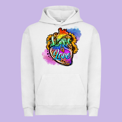 Love Is Love Pride Urban Hoodie Designed By Jasminsmagicworld