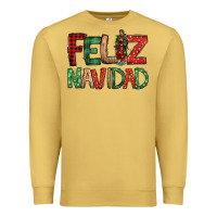 Antique Gold Feliz Navidad our lady of Guadalupe Christmas Premium Sweatshirt - Jasminsmagicworld