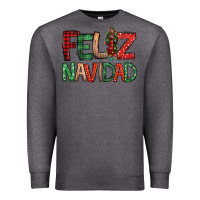 Charcoal Heather Feliz Navidad our lady of Guadalupe Christmas Premium Sweatshirt - Jasminsmagicworld