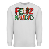 Dove Grey Feliz Navidad our lady of Guadalupe Christmas Premium Sweatshirt - Jasminsmagicworld