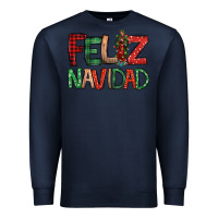 Navy Feliz Navidad our lady of Guadalupe Christmas Premium Sweatshirt - Jasminsmagicworld