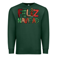 Sports Green Feliz Navidad our lady of Guadalupe Christmas Premium Sweatshirt - Jasminsmagicworld