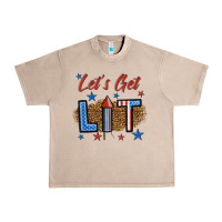 French Oak let's get lit 1 Urban Heavy Tee - BundleAndBundleShop