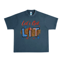 Midnight Navy let's get lit 1 Urban Heavy Tee - BundleAndBundleShop