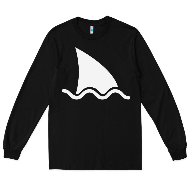 Shark Fin Long Sleeve Tee by DesigneFamous | Teevron