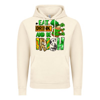 Vintage Artic Eat drink and be Irish St. Patrick's Vintage Hoodie - LillyAllenDesigns