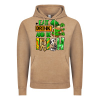 Vintage Coffee Eat drink and be Irish St. Patrick's Vintage Hoodie - LillyAllenDesigns