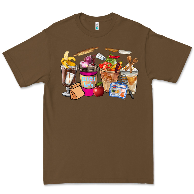 Lunch Lady Coffee Cups Premium Tee by FaDigitalArtStudio | Teevron