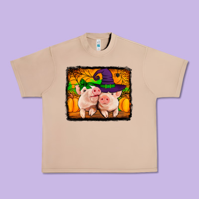 Halloween Pigs Urban Heavy Tee Designed By Jasminsmagicworld