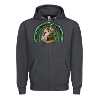 Smoke holy family rainbow Zipper Hoodie - RanaPortraitStore