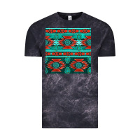Cloud Black native american aztec seamless pattern 4 Vintage Tee - BundleAndBundleShop