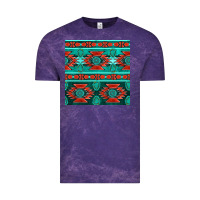 Cloud Purple native american aztec seamless pattern 4 Vintage Tee - BundleAndBundleShop