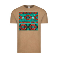 Vintage Coffee native american aztec seamless pattern 4 Vintage Tee - BundleAndBundleShop