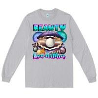 Moon Dust Beauty Lies Within Long Sleeve Tee - CowhideDigitalArt