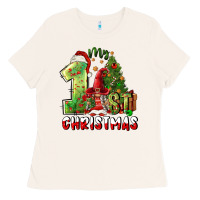 Bone first christmas Ladies Tee - FaDigitalArtStudio