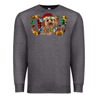 Charcoal Heather Cockapoo Christmas Joy Premium Sweatshirt - RanaPortraitStore