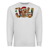 Dove Grey Cockapoo Christmas Joy Premium Sweatshirt - RanaPortraitStore