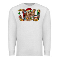 Oatmeal Heather Cockapoo Christmas Joy Premium Sweatshirt - RanaPortraitStore