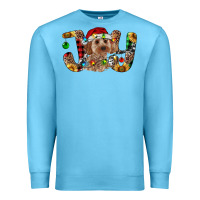 Ocean Blue Cockapoo Christmas Joy Premium Sweatshirt - RanaPortraitStore