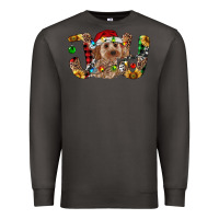 Smoke Cockapoo Christmas Joy Premium Sweatshirt - RanaPortraitStore