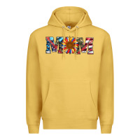Antique Gold mom with sunflower Premium Hoodie - Artiststas