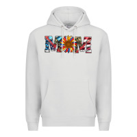 Dove Grey mom with sunflower Premium Hoodie - Artiststas