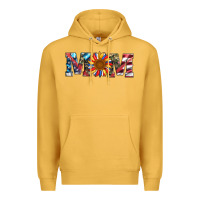 Mustard mom with sunflower Premium Hoodie - Artiststas