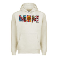 Oatmeal Heather mom with sunflower Premium Hoodie - Artiststas