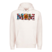 Pale Pink mom with sunflower Premium Hoodie - Artiststas